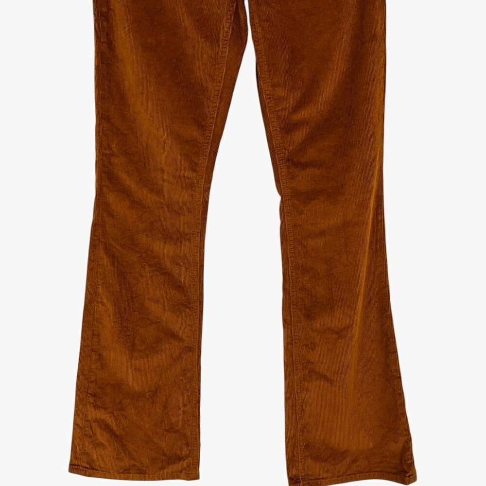 Rag & Bone Peyton Mid Rise Bootcut Pants Corduroy Gold Brown Size 24 - Picture 3 of 12